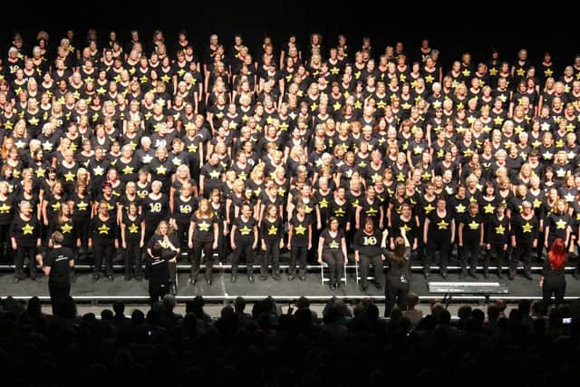 Rock Choir has thousands of members across the UK. Photo: Jeanette Blamire