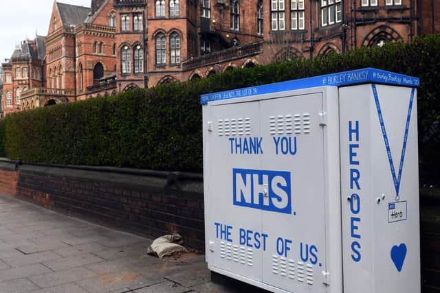 The Burley Banksy has created an NHS tribute.