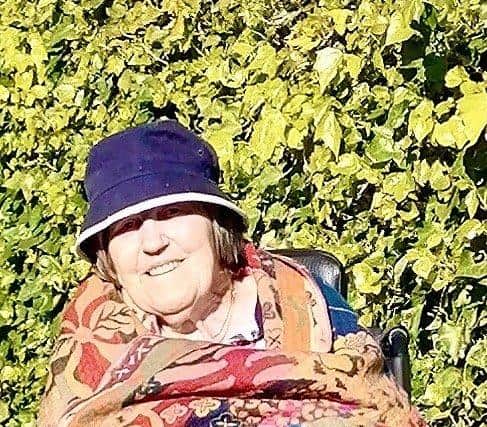 Penny Cole of York, who is in her 80s, enjoying the sunshine in self isolation wearing one of Conscious Apparel's Nila Rubia shawls. Sylvia Schroer says: "It seemed a lot to spend £60 on a shawl, but she has worn it every day for two months - and it looks fantastic. It's much easier to put on than a cardigan or jacket too. Our brand isn't about youth or a particular age profile - it's about wearing what makes you feel happy and good. And we will certainly need more of this in the times ahead."