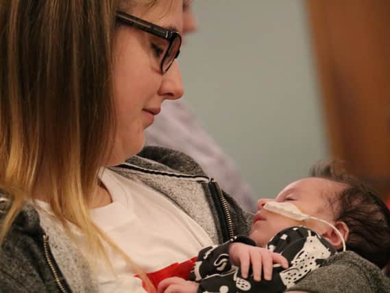 Jess Bagley and baby Mia Browne have been living at Martin House Children's Hospice during lockdown