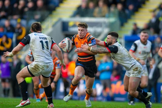 Castleford Tigers are due to play Toronto Wolfpack three times in Super League this year. Picture by Tony Johnson.