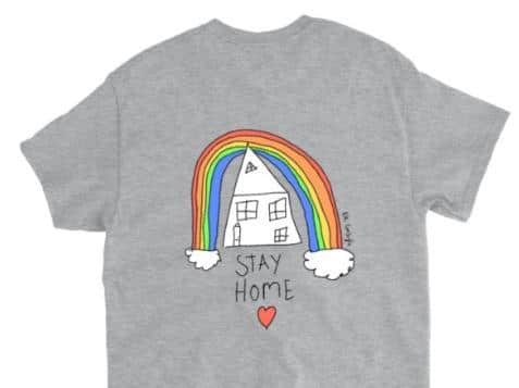 Kiki Consiglio's stay at home T-shirt design