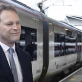 Transport Secretary Grant Shapps during a visit to Leeds earlier this year.