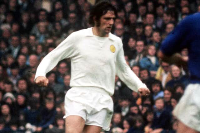 KEY MAN: Norman Hunter in action for Leeds United. Picture: Varleys.