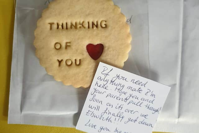 Bloom Bakery, a Leeds-based online bakery, is sending out a number of free Kindness Biscuits each week.