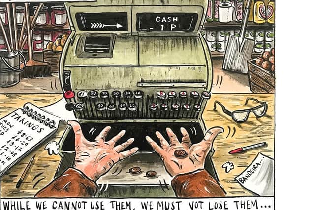 Cartoonist Graeme Bandeira's tribute to independent traders.