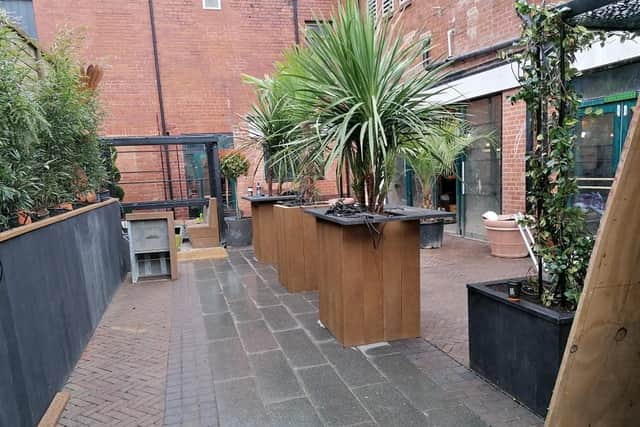 The beer garden at The Charles Henry Roe (photo: Support Wetherspoons Crossgates / Facebook).