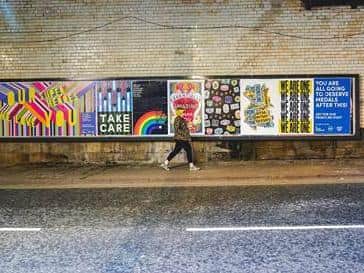 Some of street art project In Good Company's work in Leeds.