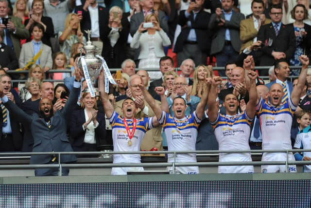 There was more Wembley joy in 2015 when Hull KR were beaten 50-0. Picture by Steve Riding.