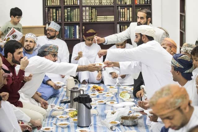 Eating together is usually a key element of Ramadan and Eid celebrations.