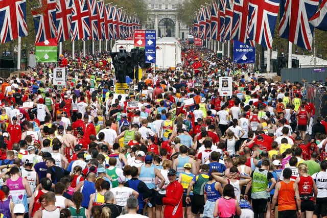 File image of a previous year's London Marathon, which has been postponed until October this year. Picture: PA