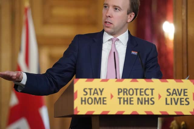 Health Secretary Matt Hancock. Photo: PA