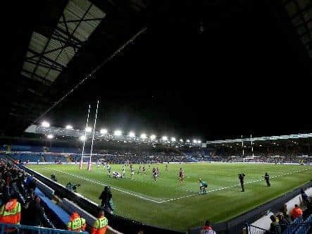 Leeds Rhinos take on Hull KR at Elland Road in 2018. Picture by Simon Cooper PA Wire