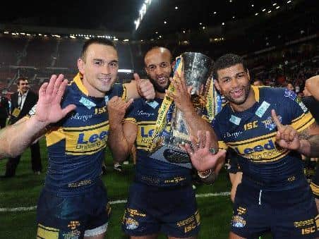 Sinfield, Jamie Jones-Buchanan and Ryan Bailey were all Grand Final winners for the sixth time. Picture by Steve Riding.