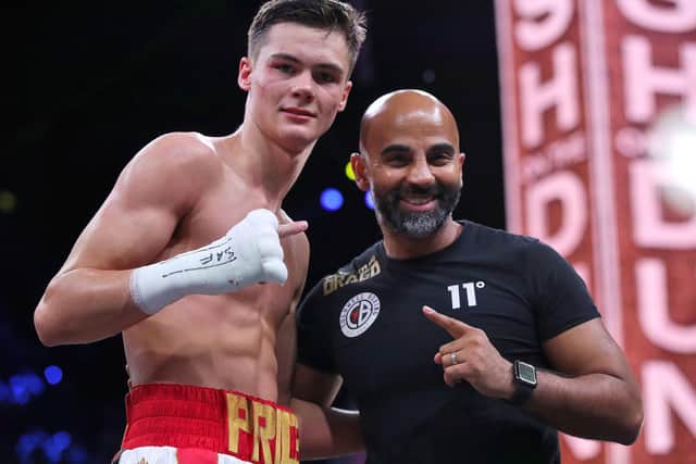 DREAM TEAM: Hope Price (left) alongside trainer and manager Dave Coldwell. Picture: Nick Potts/PA Wire.