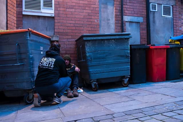 Simon on the Streets works with rough sleepers across West Yorkshire.