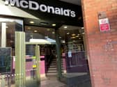 The McDonald's in the St John's Centre in Leeds was offering takeaway only until the company closed for good on March 23.