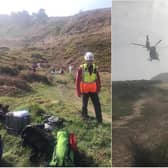 Upper Wharfedale Fell Rescue Association helped to rescue the mountain biker after he crashed on Ilkley Moor. Photo provided by UPFRA.