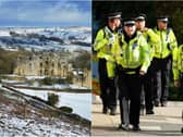 North Yorkshire Police found the man in Bolton Abbey at 10.30pm taking photographs of the stars.