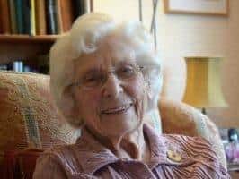 Betty Webb MBE, who is now 96. Picture supplied by WRAC.