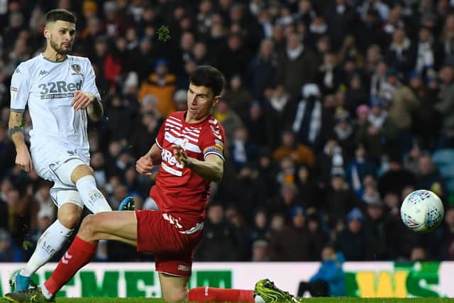 PAST ADMIRERS: Leeds United's Mateusz Klich nets his side's second goal  in November's 4-0 romp against a Middlesbrough side who wanted to sign the Pole before he joined the Whites. Photo by George Wood/Getty Images.