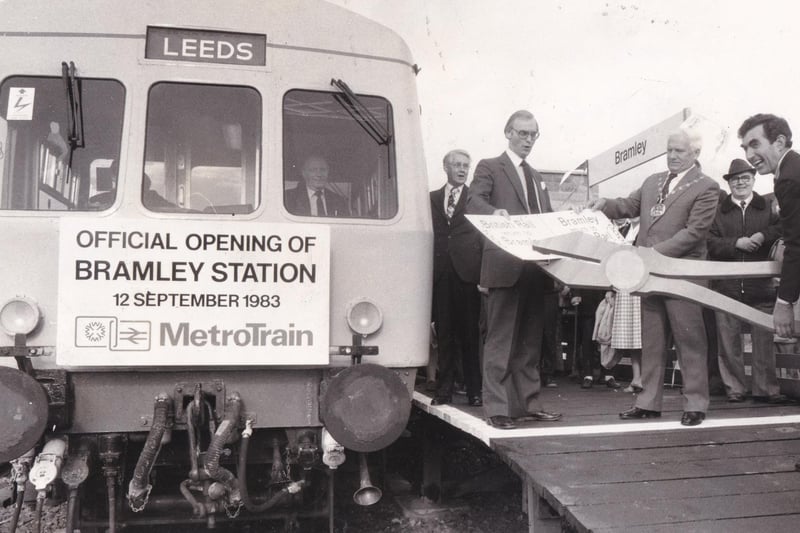 Bramley became the fifth new station in Leeds to open within 18 months. Close on 100 trains will operate through the station serving more than 3,000 households.