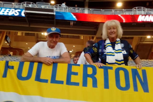 DIEHARD: Keith Gaunt, pictured here in Australia on last summer's pre-season tour, estimates he's attended just short of 2,500 Leeds United games