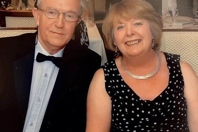 Chris Millross pictured with his wife Pauline