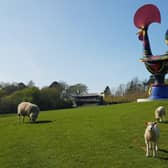 Yorkshire Sculpture Park pictured during the coronavirus lockdown