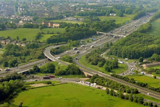 The M606 in West Yorkshire was named as the region's most hazardous stretch of motorway
