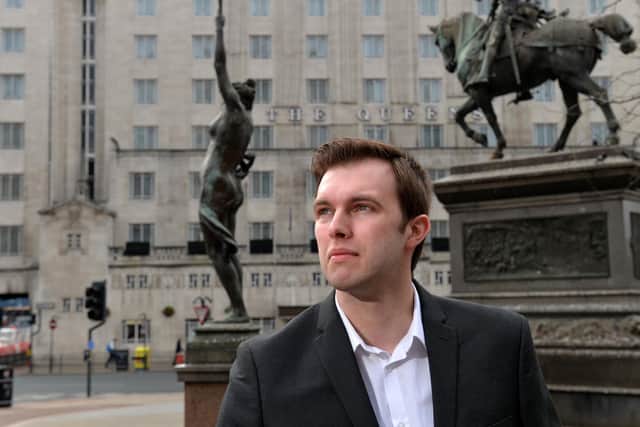 Yorkshire Party leader Chris Whitwood, pictured last year in Leeds. Pic: Bruce Rollinson