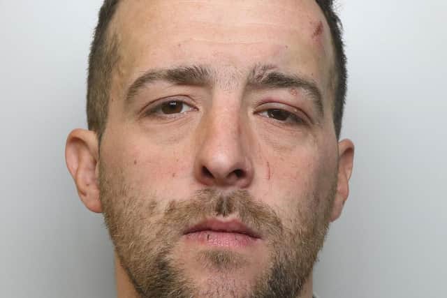 Christopher Day demanded sellotape and threatened to stab staff at Leeds fish and chip shop