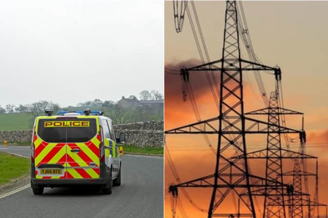Police caught a group of people from Leeds travelling to take a photo "next to a specific pylon" during the UK lockdown.