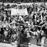 Leeds United fans at Wembley for the 1972 FA Cup Final. PIC: PA