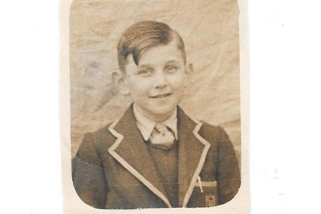 Michael Steel pictured as a schoolboy