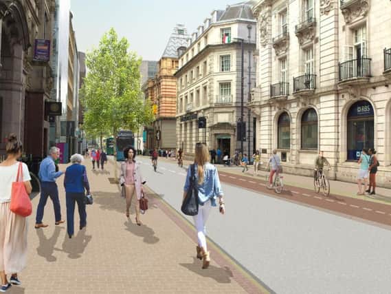 Work to convert the city centre's Park Row into a one-way street for most of its length is to get underway.