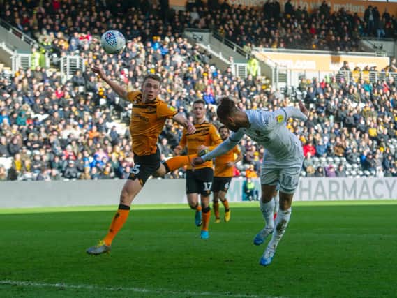 PURPLE PATCH: Tyler Roberts scored two against Hull and Leeds United hit real form before the Championship was suspended. Pic: Tony Johnson.