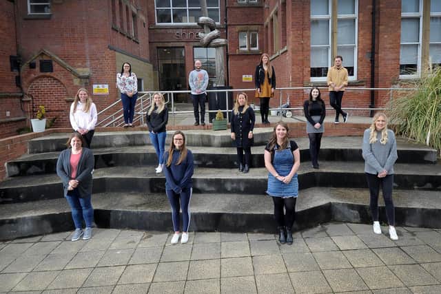 Leeds Beckett and University of Leeds students are being put through their paces at Shine, in Leeds.