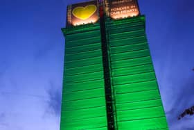 Grenfell Tower, where a devastating fire nearly three years ago unearthed issues with unsafe cladding. Photo: PA
