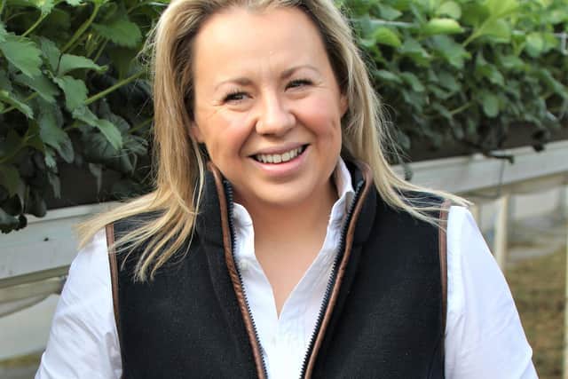 Strawberry farmer, Annabel Makin Jones.