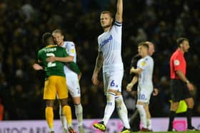 LEADER - Leeds United captain Liam Cooper got involved with the Boot the Virus campaign. Pic: Bruce Rollinson