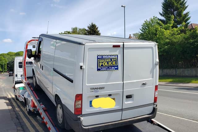 Officers seized this van as part of the investigation (photo: West Yorkshire Police).