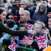 The Duchess of Cambridge in Yorkshire. Picture: Simon Hulme.