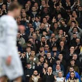 AS IT WAS: Patrick Bamford is applauded by Leeds United's fans as the striker is substituted in Leeds United's most recent outing - the 2-0 win at home to Huddersfield Town on March 7. Photo by George Wood/Getty Images.
