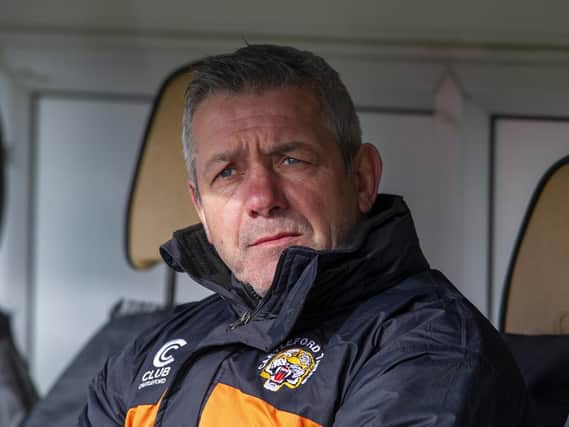 Castleford Tigers coach Daryl Powell watches his side defeat St Helens two months ago. Picture by Tony Johnson.