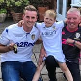 LEEDS MAD - Bradley Lomas, left and dad Martin, right, enjoyed seven glorious months as season ticket holders