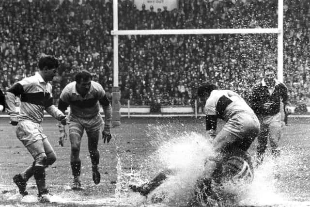 Action from the Watersplash Final in 1968.