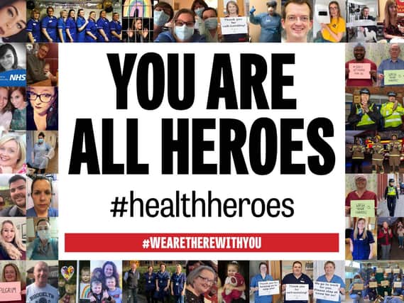 We salute our health heroes.