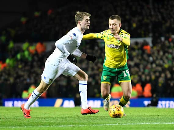 OLD FOES - Norwich City could not accept relegation, having played their games, while Leeds United are promoted without playing, says Stuart Webber. Pic: Getty