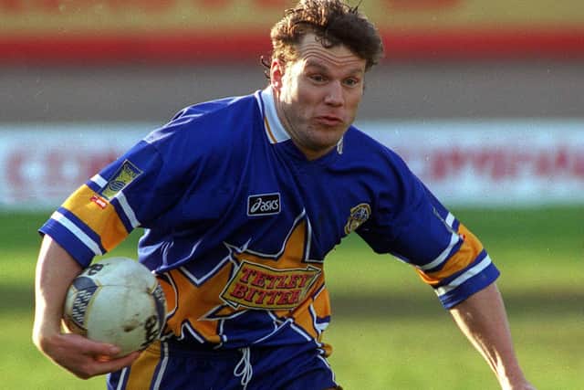 Jim Fallon was a high profile recruit from Bath in 1992. Picture: Steve Riding.